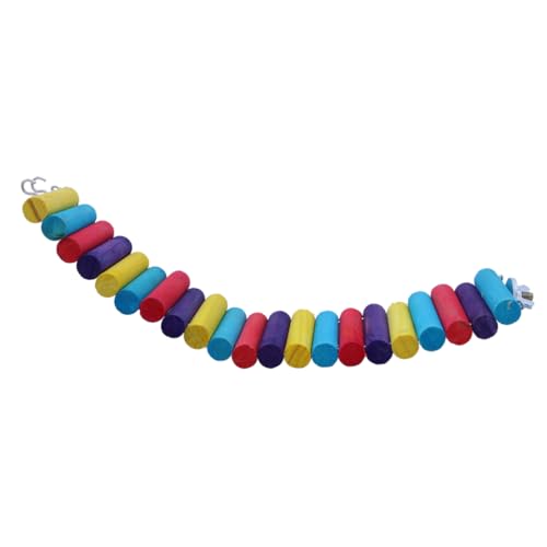 SEWOART Haustierholzleiter Hamster nager kleintierspielzeug für Nagetiere Holzleiter für Haustiere Toys for small Animals Papageienleiter Vogel Holzleiter Bambus von SEWOART