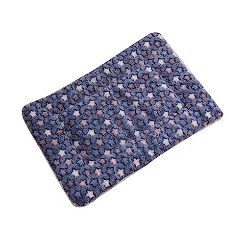 SEWOART Haustiermatte Decke Animal Polster tierkissen Haustiergeschenkset pet Bed katzenbetg Haustiere Cool Kühlmantel für Hunde Decken bequemes Hundenest Warmes Haustierbett Flanell Blue von SEWOART