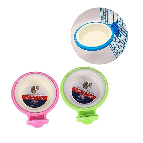 SEWOART Pets Bowl Hängende Futter Und Wasserschüssel Für Hunde Und Katzen Abnehmbarer Napf Blau Kleine Für Käfige Und von SEWOART
