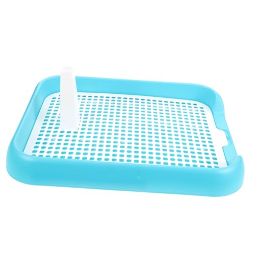 SEWOART Haustiertoilette Hund Pinkel Tablett Töpfchen-trainingspads Für Hunde Verdickte Welpentoilette Haustierzubehör Haustierkäfig Bettpfanne rutschfeste Hundetoilette Sky-Blue Plastik SEWOART Haustiertoilette Hund Pinkel Tablett Töpfchen-trainingspads Für Hunde Verdickte Welpentoilette Haustierzubehör Haustierkäfig Bettpfanne rutschfeste Hundetoilette Sky-Blue Plastik von SEWOART