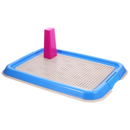 SEWOART Hundetöpfchen-Tablett für den Innenbereich rutschfestes Hundetöpfchen Haustiernetz Hundetoilette klebrige Trainingsunterlage Blau SEWOART Hundetöpfchen-Tablett für den Innenbereich rutschfestes Hundetöpfchen Haustiernetz Hundetoilette klebrige Trainingsunterlage Blau von SEWOART