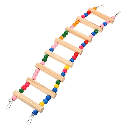 SEWOART Zubehör Für Haustiervögel Sittichleiter Vogel-trittleiter Kletterleiter Holz Bunt Trainingsleiter Spielzeug Für Sittiche Papageien Wellensittiche SEWOART Zubehör Für Haustiervögel Sittichleiter Vogel-trittleiter Kletterleiter Holz Bunt Trainingsleiter Spielzeug Für Sittiche Papageien Wellensittiche von SEWOART