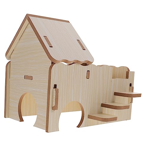 SEWOART Hamster Spielzeug Hölzerner Meerschweinchen Unterschlupf Multifunktionales Spielzeughaus Mit Wellenleiter Für Kleintiere Ideal Als Bett Und Für Meerschweinchen Und Hamster Kleines Für Die SEWOART Hamster Spielzeug Hölzerner Meerschweinchen Unterschlupf Multifunktionales Spielzeughaus Mit Wellenleiter Für Kleintiere Ideal Als Bett Und Für Meerschweinchen Und Hamster Kleines Für Die von SEWOART