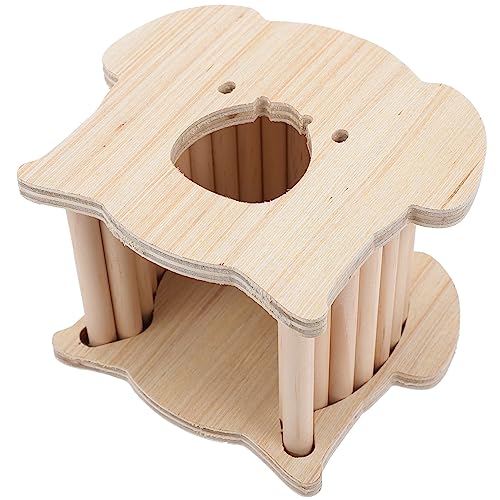 SEWOART Hölzernes Hamsterhaus Mit Treppe Dekoratives Versteck Für Kleintiere Sicheres Und Geruchsfreies Für Hamster Und Meerschweinchen Perfektes SEWOART Hölzernes Hamsterhaus Mit Treppe Dekoratives Versteck Für Kleintiere Sicheres Und Geruchsfreies Für Hamster Und Meerschweinchen Perfektes von SEWOART
