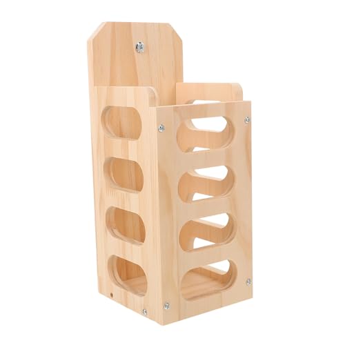 SEWOART Holzgras Futterstation für Kaninchen und Chinchillas Kleines Futternapf mit Futterersparnis Stabiles Holzdesign Geeignet für Meerschweinchen und Kleine Haustiere von SEWOART