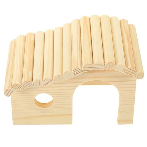 SEWOART Holzhaus Für Zwerghamster Naturholz Versteckkäfig Für Kleintiere Hamsterzubehör Für Käfig Spielhaus Für Meerschweinchen SEWOART Holzhaus Für Zwerghamster Naturholz Versteckkäfig Für Kleintiere Hamsterzubehör Für Käfig Spielhaus Für Meerschweinchen von SEWOART