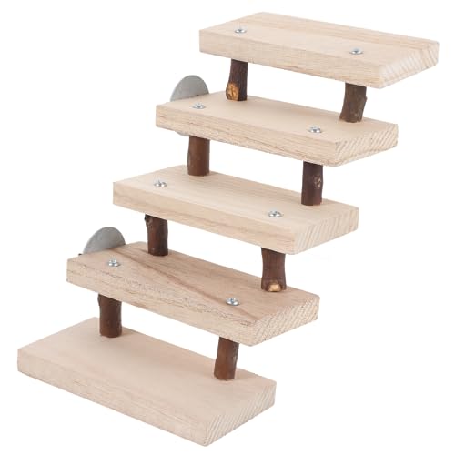 SEWOART Holzleiter für Kleintiere Kletterleiter für Hamster und Meerschweinchen Natürliches Langlebig und Sicher für Käfige und Vogelspielzeug SEWOART Holzleiter für Kleintiere Kletterleiter für Hamster und Meerschweinchen Natürliches Langlebig und Sicher für Käfige und Vogelspielzeug von SEWOART