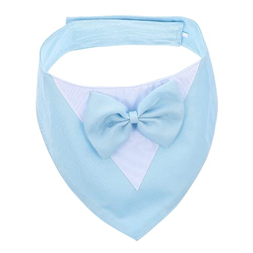 SEWOART Hübsches Hundehalsband Mit Bandana Für Welpen Und Katzen Verstellbarer Mit Schleife Für Partys Und Besondere Anlässe Leichtes Material von SEWOART