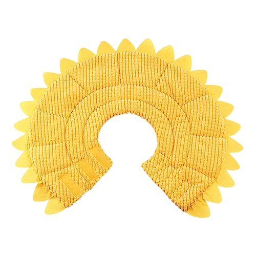 SEWOART Sonnenblumen Für Tiere Polyester-Schwamm Anti-Biss-Wunde Für Hunde Und Genesungshalsband Leicht Und Bequem SEWOART Sonnenblumen Für Tiere Polyester-Schwamm Anti-Biss-Wunde Für Hunde Und Genesungshalsband Leicht Und Bequem von SEWOART