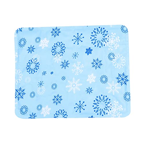 SEWOART Kühlmatte Für Hunde Bett Mit Schneeflockenmuster Langlebige Haustier-eismatte Selbstkühlende Matte Für Hund Gel-eiskissen Für Innen Und Außenbereich SEWOART Kühlmatte Für Hunde Bett Mit Schneeflockenmuster Langlebige Haustier-eismatte Selbstkühlende Matte Für Hund Gel-eiskissen Für Innen Und Außenbereich von SEWOART