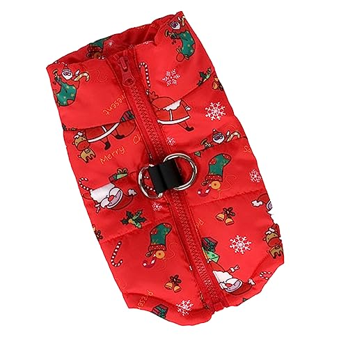 SEWOART Warme Hundemäntel Weihnachtsfeierzubehör Outdoor-Bekleidung Welpen-Halloween-Outfits Hundemantel Lauflernhilfe Für Babys Outdoor-Weste Haustier Herbst Und Winter von SEWOART