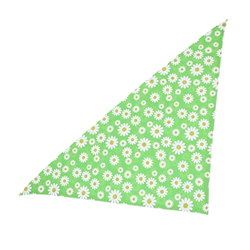 SEWOART Hundedreiecksbandana Im Blumenmuster Doppeltes Pet Bandana Für Hundepartyzubehör Für Kleine Und Mittelgroße Haustiere Atmungsaktives Material von SEWOART