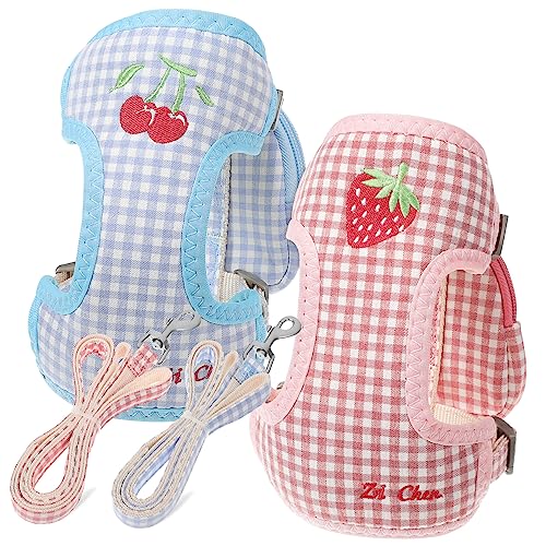 SEWOART 2-teiliges Geschirr Und Leine Für Kleine Hunde Weste Aus Polyester Rucksack Zum Tragen Von Snacks Einfach Zu Einstellen Passend Für Kleine Haustiere SEWOART 2-teiliges Geschirr Und Leine Für Kleine Hunde Weste Aus Polyester Rucksack Zum Tragen Von Snacks Einfach Zu Einstellen Passend Für Kleine Haustiere von SEWOART