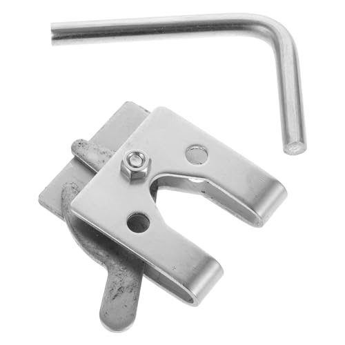 SEWOART Edelstahl Doppel-Schicht Bump Lock Selbst-Verriegelung Tor Riegel für Hundehütte Metall Türschloss SEWOART Edelstahl Doppel-Schicht Bump Lock Selbst-Verriegelung Tor Riegel für Hundehütte Metall Türschloss von SEWOART