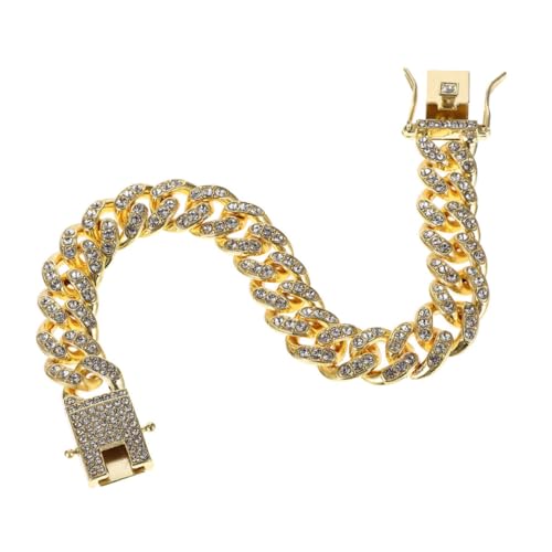SEWOART Hundeleinenhalsband Diamanthalsband Katze Diamantkragen-kettenhalsband Halskette Für Hunde Kettenhalsband Für Katzen Hundehalskette Zubehör Zinklegierung 16c Oval von SEWOART