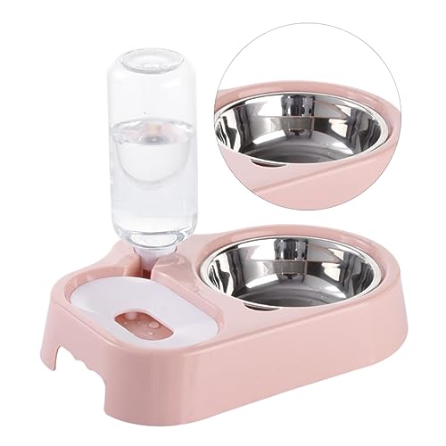 SEWOART Hundenapf Wassernapf für Welpen Hündchenschüsseln Katzennapf katzenfutter Haustiernapf Futterspender für Haustiere Rostfreier Stahl Futternapf Container Zubringer Trinkbrunnen Rosa SEWOART Hundenapf Wassernapf für Welpen Hündchenschüsseln Katzennapf katzenfutter Haustiernapf Futterspender für Haustiere Rostfreier Stahl Futternapf Container Zubringer Trinkbrunnen Rosa von SEWOART