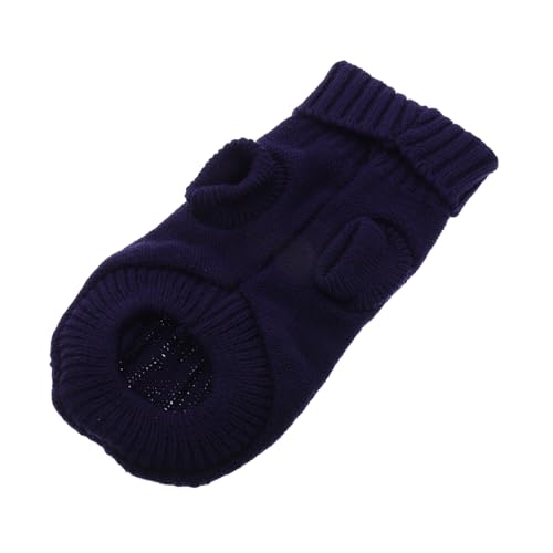 SEWOART Warmer Pullover Für Kleine Hunde Weiche Winterstrickwaren Gemütlicher Rollkragenpullover Für Welpen Haustierbekleidung Für Kaltes Wetter von SEWOART