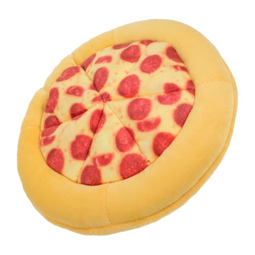 SEWOART Pizza-kauspielzeug Für Hunde Robustes Plüsch-Spielzeug Quietsch-Sound Geeignet Für Kleine Bis Große Rassen Fördert Kaugewohnheiten Sicherer Und Langlebiger Hundespaß von SEWOART