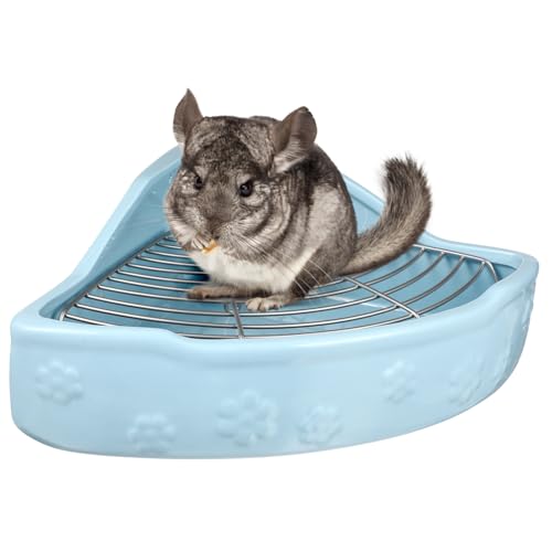 SEWOART Kaninchen Keramik Toilette Töpfchen Meerschweinchen Haustier Blau Keramik SEWOART Kaninchen Keramik Toilette Töpfchen Meerschweinchen Haustier Blau Keramik von SEWOART
