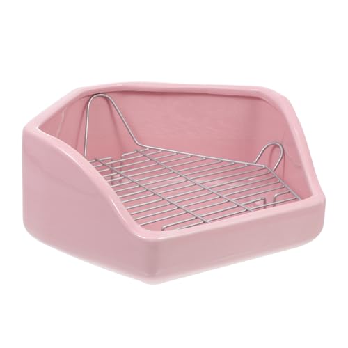 SEWOART Kaninchentoilette Hasen-katzentoilette Töpfchentrainer Aus Guinea Trainingsecke Für Haustiere Kleintiertoilette Hamsterstreu Häschen-Ecke Katzentoilette Betthamster Rosa Keramik SEWOART Kaninchentoilette Hasen-katzentoilette Töpfchentrainer Aus Guinea Trainingsecke Für Haustiere Kleintiertoilette Hamsterstreu Häschen-Ecke Katzentoilette Betthamster Rosa Keramik von SEWOART