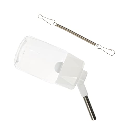 SEWOART Wasserspender Für Hamster Auslaufsicherer Wasserspender Für Haustiere Edelstahldüse Für Meerschweinchen Rennmäuse Mäuse Haustiere Trinkflasche 250 Ml von SEWOART