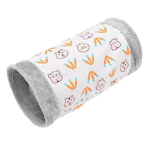 SEWOART Kaninchentunnel Verstecke Hasen-Tipi Haustier Kleiner Tunnel Plüsch katzenspielzeug katzentunnel cat Tunnel Katzen-Tunnel Kätzchen -Tunnel Hasenverstecktunnel Arktisches Vlies von SEWOART