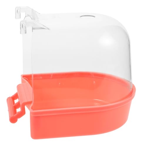 SEWOART Hängende Vogelbadewanne Für Käfige Sichere Badebox Aus Stabilem Für Sittiche Kanarienvögel Und Andere Kleine Vögel Stressabbau Und Pflege Im Innenbereich SEWOART Hängende Vogelbadewanne Für Käfige Sichere Badebox Aus Stabilem Für Sittiche Kanarienvögel Und Andere Kleine Vögel Stressabbau Und Pflege Im Innenbereich von SEWOART