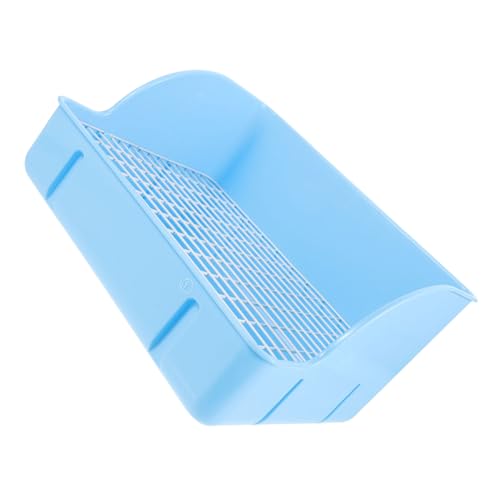 SEWOART Kasten Haustiertoilette Haustierkäfig Meerschweinchen Katzentoilette Kleintiertoilette Haustierpfanne Für Tiere Katzentrainingstoilette Rattenstreu Kleintierstreu Sky-Blue Plastik SEWOART Kasten Haustiertoilette Haustierkäfig Meerschweinchen Katzentoilette Kleintiertoilette Haustierpfanne Für Tiere Katzentrainingstoilette Rattenstreu Kleintierstreu Sky-Blue Plastik von SEWOART