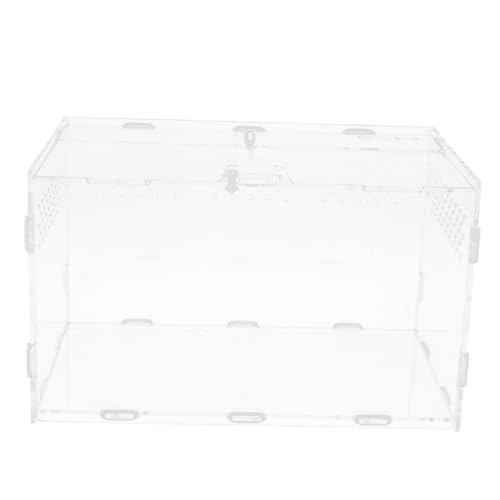 SEWOART Kasten Terrarium Für Reptilien Stabheuschreckenbecken Schildkrötengehege Aquarium Tank Tarantula-käfigbehälter Zwinger Pflanzenmeister Hund Anlage Herr Acryl Transparent SEWOART Kasten Terrarium Für Reptilien Stabheuschreckenbecken Schildkrötengehege Aquarium Tank Tarantula-käfigbehälter Zwinger Pflanzenmeister Hund Anlage Herr Acryl Transparent von SEWOART