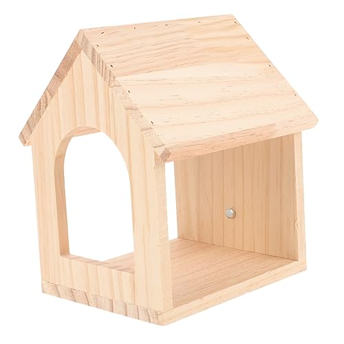 SEWOART Papageien-Zuchtnistkasten aus Holz Vogelhäuschen für Nymphensittiche Sittiche Wellensittiche Kolibri SEWOART Papageien-Zuchtnistkasten aus Holz Vogelhäuschen für Nymphensittiche Sittiche Wellensittiche Kolibri von SEWOART