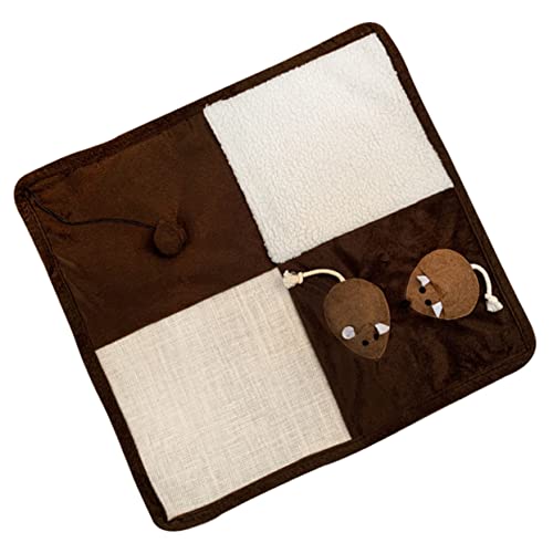 SEWOART Katze Kratzmatte Unterlage Katzenkratzer Katzenzubehör Für Wohnungskatzen Katzenwürfel Katzenspielzeug Kratzen Katzenkratzpolster Fell Kratzpads Für Katzen Coffee SEWOART Katze Kratzmatte Unterlage Katzenkratzer Katzenzubehör Für Wohnungskatzen Katzenwürfel Katzenspielzeug Kratzen Katzenkratzpolster Fell Kratzpads Für Katzen Coffee von SEWOART