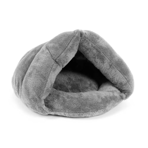 SEWOART Katzenschlafsack Aus Strapazierfähigem Samt 50x44x37 cm Mit Weicher Baumwollfüllung Für Komfort Und Wärme SEWOART Katzenschlafsack Aus Strapazierfähigem Samt 50x44x37 cm Mit Weicher Baumwollfüllung Für Komfort Und Wärme von SEWOART