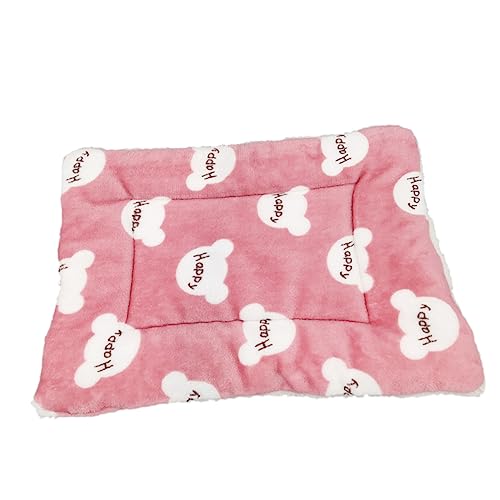 SEWOART Katzendecke Hundebett Haustier-Schlafunterlage Schlafkissen Schlafmatten verdickte Haustierunterlage hundebox Matte tragbar Ruhematte Wattepad Haustiermatte Rosa SEWOART Katzendecke Hundebett Haustier-Schlafunterlage Schlafkissen Schlafmatten verdickte Haustierunterlage hundebox Matte tragbar Ruhematte Wattepad Haustiermatte Rosa von SEWOART