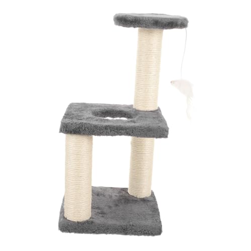 SEWOART Mehrschichtiger Katzenbaum Kratzbaum für Kätzchen dekorativ verschleißfest Spielzeug für Kätzchen im Innenbereich bequemer Kletterbaum für Katzen SEWOART Mehrschichtiger Katzenbaum Kratzbaum für Kätzchen dekorativ verschleißfest Spielzeug für Kätzchen im Innenbereich bequemer Kletterbaum für Katzen von SEWOART