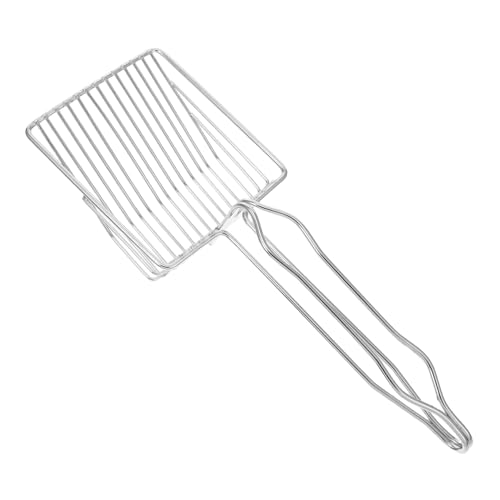 SEWOART Metall Katzenstreu Schaufel Sieben Heavy Duty Poop Scooper Für Katzen Kätzchen Box Sieb Edelstahl SEWOART Metall Katzenstreu Schaufel Sieben Heavy Duty Poop Scooper Für Katzen Kätzchen Box Sieb Edelstahl von SEWOART
