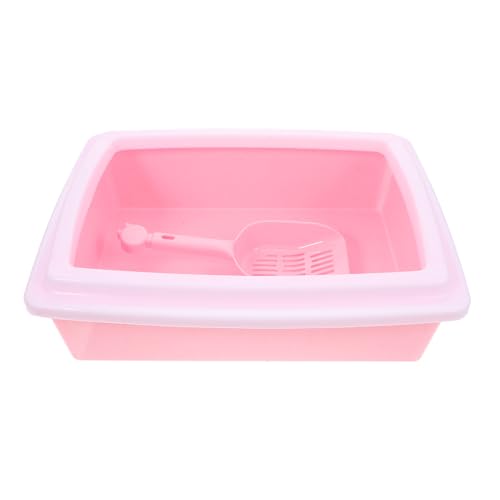 SEWOART Katzentoilette Mit Sprühschutz Halbgeschlossenes Design Für Innenräume Wasserdichtes Töpfchen Mit Hygienische Lösung Für Kätzchen Und Katzen Rechteckige Form SEWOART Katzentoilette Mit Sprühschutz Halbgeschlossenes Design Für Innenräume Wasserdichtes Töpfchen Mit Hygienische Lösung Für Kätzchen Und Katzen Rechteckige Form von SEWOART