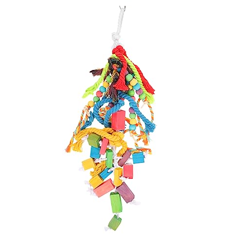 SEWOART Kauspielzeug Für Papageien Vogelspielzeug Interessantes Papageienspielzeug Hamsterspielzeug Für Vögel Papageienfutter Kauspielzeug Für Kaninchen Vögel Nymphensittiche von SEWOART