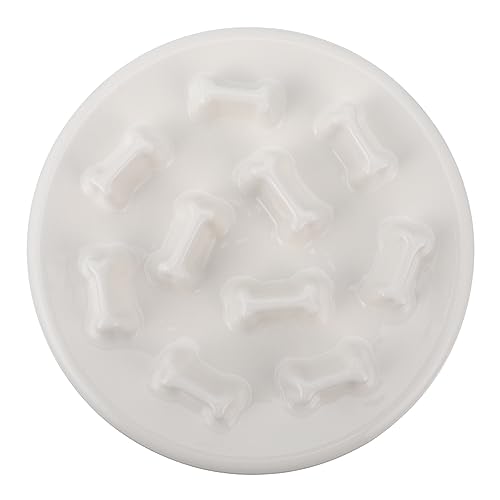 SEWOART Keramiknapf für Haustiere füttern Schüssel Futterspender Katzennapf pet Supplies Dog Bowl hundeschale katzennäpfe Slow Feeder Napf für Katzen Haustier Langsam Fütterungsschale von SEWOART