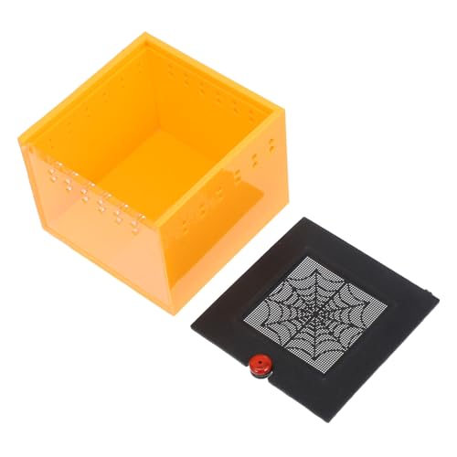 SEWOART Mini-acryl-Terrarium Für Springspinnen Kompakter Spinnenhabitat-Kasten Mit Lüftungslöchern Und Abdeckung Für Sichere Unterbringung SEWOART Mini-acryl-Terrarium Für Springspinnen Kompakter Spinnenhabitat-Kasten Mit Lüftungslöchern Und Abdeckung Für Sichere Unterbringung von SEWOART