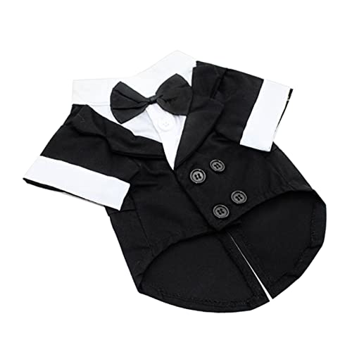 SEWOART Hundehoodie Aus Baumwolle Für Kleine Haustiere Warmer Mantel Atmungsaktive Kleidung Winteroutfits Für Hunde Anzug Mit Fliege von SEWOART