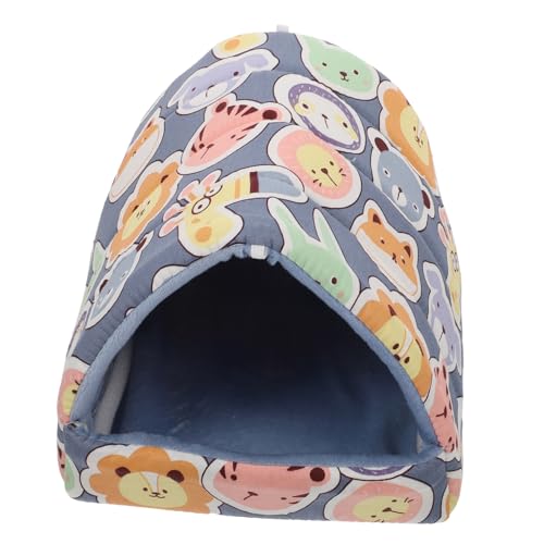 SEWOART Kleintierhaus Winter Warmes Hamster Nest Baumwollbett Kratzfestes Schlafversteck für Hamster Meerschweinchen Chinchilla Kleine Haustiere SEWOART Kleintierhaus Winter Warmes Hamster Nest Baumwollbett Kratzfestes Schlafversteck für Hamster Meerschweinchen Chinchilla Kleine Haustiere von SEWOART