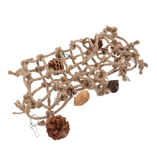 SEWOART Vogel Klettern Net Papagei Spielzeug Woven Robust Barsch Spielzeug Für Finch Nymphensittich von SEWOART