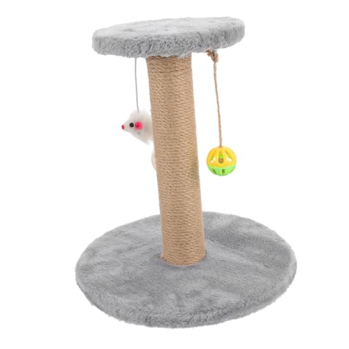 SEWOART Kratzbaum Für Katzen Aus Sisal Krallenkratzer Für Katzen Kletterstange Katzenkratzturm Dekorativer Katzenkratzbaum Kletterbaum Für Katzen Massivholz Katzenzubehör Die Katze von SEWOART