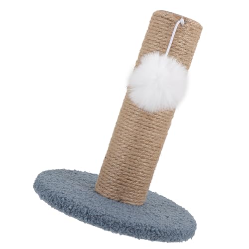 SEWOART Kratzsäule für Katzen Langlebig und Verschleißfest mit Komfortablem Kratzpfosten und Hängendem Ball Stabile Katzenkratzsäule für Indoor Spiel und Krallenpflege Tiefblaue von SEWOART