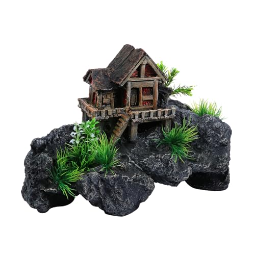SEWOART Künstliches Felsen Aquarium Dekorationsornament aus Resin Antikes für Fischbecken Lebensechte Aquarium Dekoration für Fische für Natürliche im Aquarienumfeld SEWOART Künstliches Felsen Aquarium Dekorationsornament aus Resin Antikes für Fischbecken Lebensechte Aquarium Dekoration für Fische für Natürliche im Aquarienumfeld von SEWOART