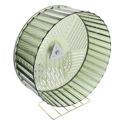 SEWOART Laufrad für Hamster hamsterspielzeug Hamster Nagetier- nager Hamsterradkäfig Igelrad stabiles Rattenrad Haushalt Chinchilla Rad Legierung Green von SEWOART