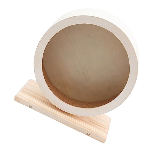 SEWOART Laufrad für Hamster hamsterspielzeug Hamster Sportspielzeug für kleine Haustiere Hamster Silent Wheel Auto Hamsterrolle für Haustiere Laufrad für Haustiere Holz von SEWOART