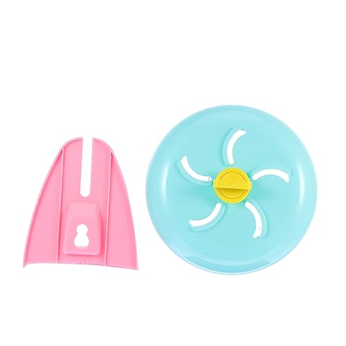 SEWOART 18 cm Geräuschloses Laufrad Für Hamster Mäuse Und Gerbils Aus Pp-Material Ohne Mittelstange Sicheres Trainings-Spielzeug Für Haustiere von SEWOART