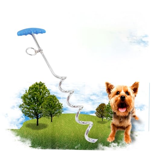 SEWOART Leine Ankerpflock hundeanker Hundepflock Hundeleine für groß Pfahl binden Edelstahl-Anbindepflock Einsatz Anbindepfahl für Welpen Leinenpflock für Hunde Zughundhaufen SEWOART Leine Ankerpflock hundeanker Hundepflock Hundeleine für groß Pfahl binden Edelstahl-Anbindepflock Einsatz Anbindepfahl für Welpen Leinenpflock für Hunde Zughundhaufen von SEWOART