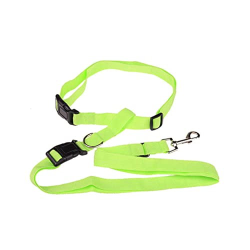 SEWOART Bequeme Hüftleine Zum Laufen Wandern Joggen Leine Mit Schnellverschluss Für Haustiere Grün SEWOART Bequeme Hüftleine Zum Laufen Wandern Joggen Leine Mit Schnellverschluss Für Haustiere Grün von SEWOART
